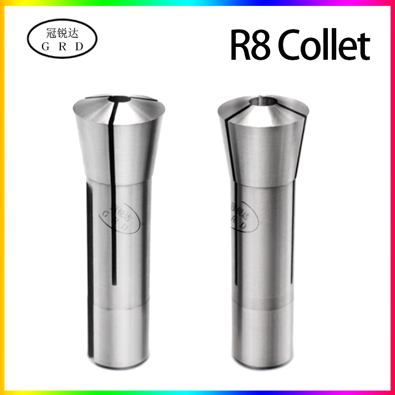 R8 3mm 4mm 5mm 6mm 8mm 10mm 12mm 14mm 16mm 18mm kẹp kẹp máy phay M12 7/16 cho kẹp kẹp kẹp R8