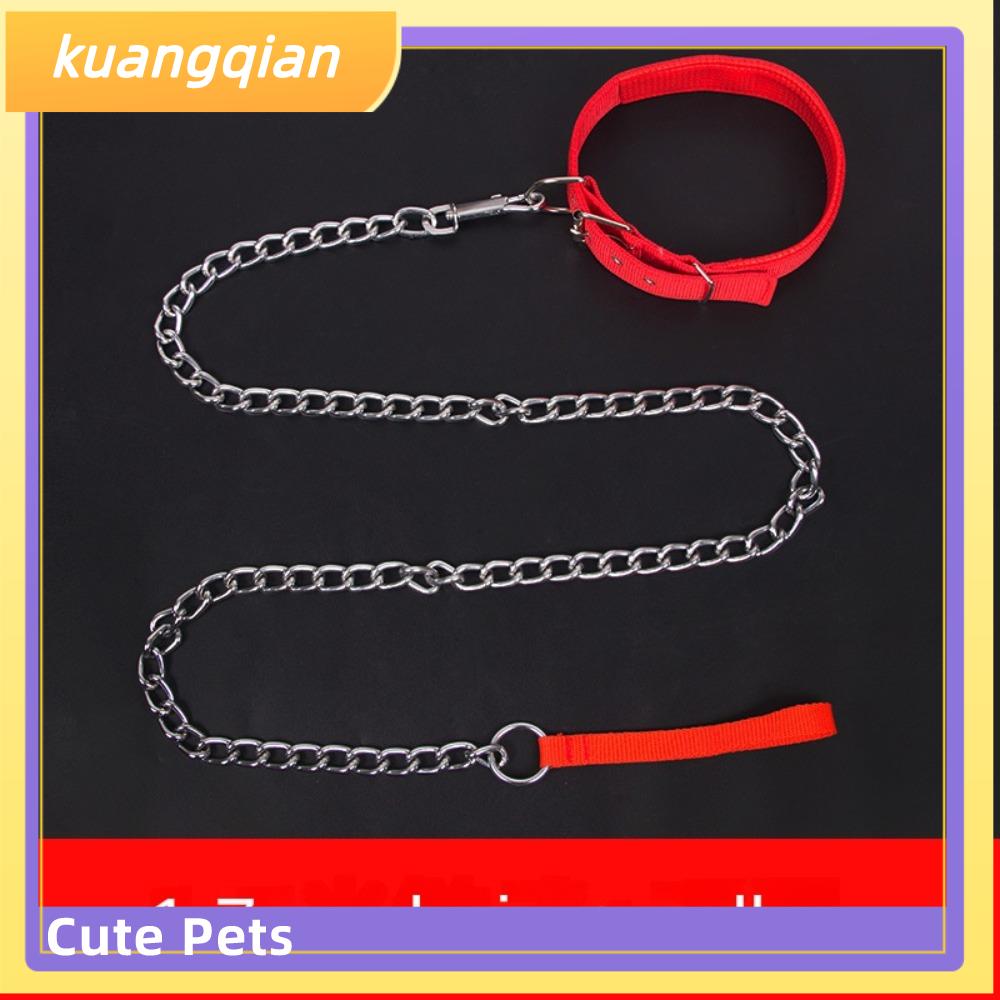 KUANGQIAN Thoải mái Dây Xích Chó Bền Mềm Dây kéo thú cưng Dành cho bên ngoài Có thể điều chỉnh