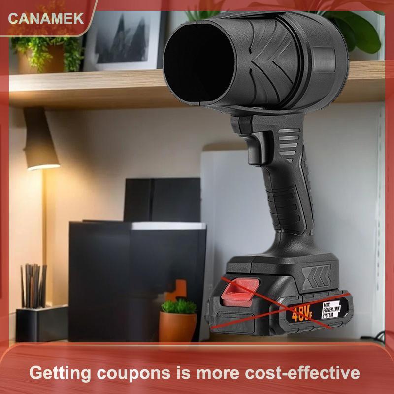【Canamek】 1Pcs Portable Outdoor Car Wash Air Gun Turbo Jet Powerful Electric Fan Violent Car Blower Dryer for Makita Without Battery