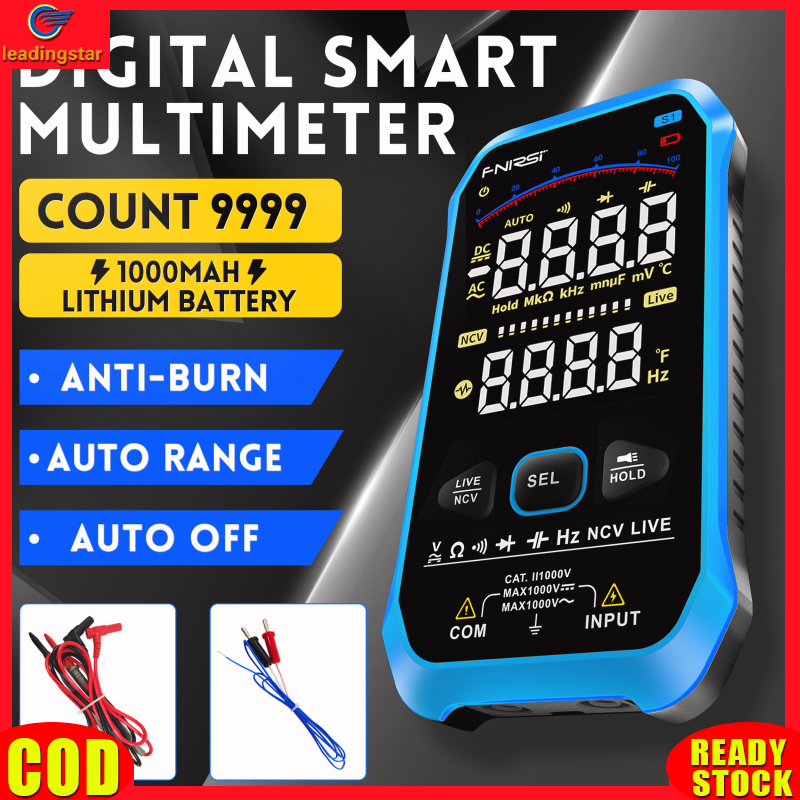 LeadingStar RC Authentic S1 Digital Multimeter 9999 Counts High-precision Automatic Portable Ultra-thin Multimeter For Home Factories ราคา 893 บาท*ส่งฟรี