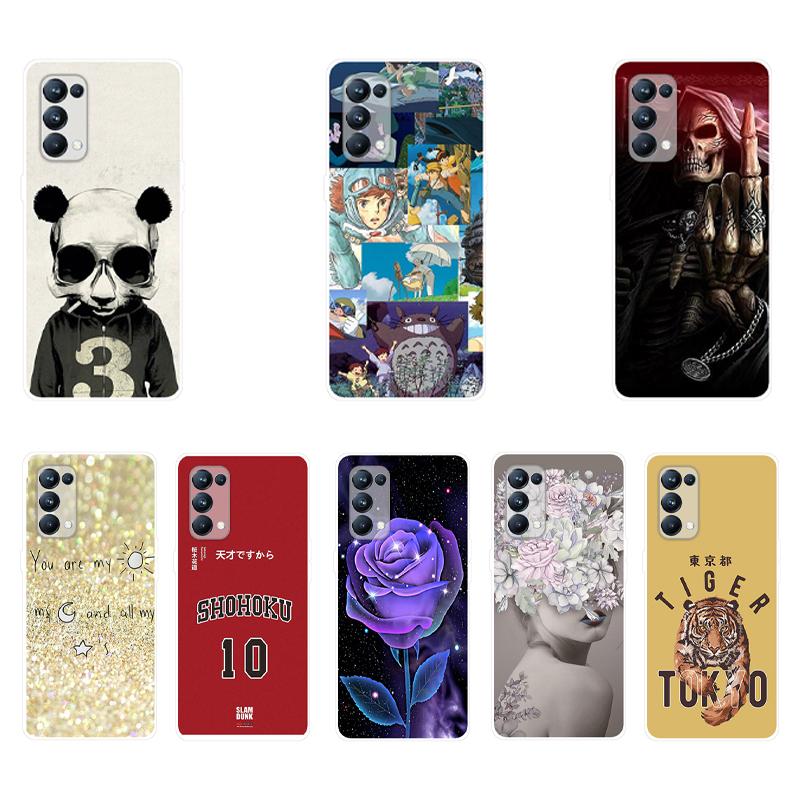 For OPPO Reno 5 Pro 5G Case Soft Silicone TPU Back Cover OPPO Reno 5 Pro 5G Casing