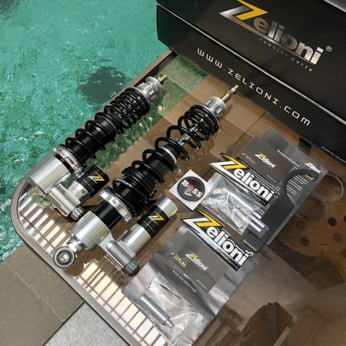 SHOCK TABUNG ZELIONI CHROME FRONT & REAR VESPA SPRINT IGET PRIMA - Halostore Harga 18,219,000 rupiah*Gratis Ongkir