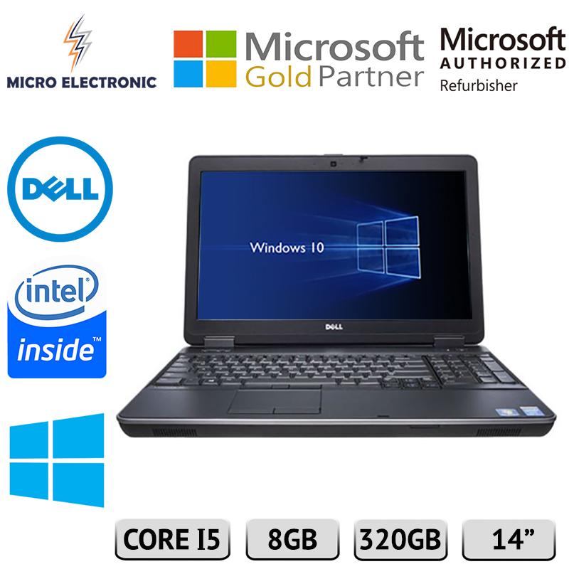Dell Latitude E6440 14 Business Laptop Intel Core i5 Windows 10 8GB 320GB HDD DDR3 RAM DVD+/-RW Refurbished