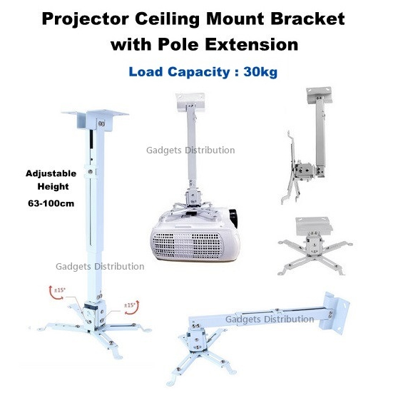 Projector Ceiling Mount Extension Pole Shelly Lighting