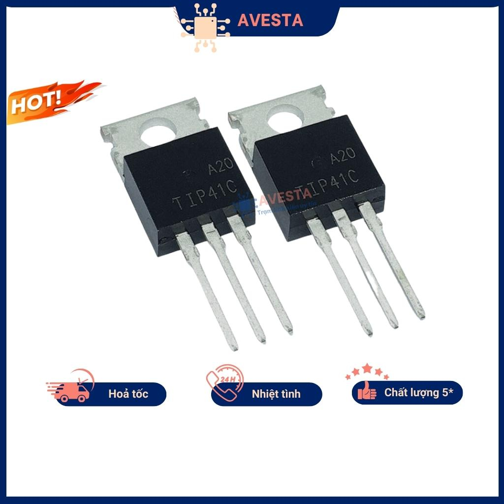 Transistor tip41c tip42c 6a 100v đảm bảo chất lượng avesta