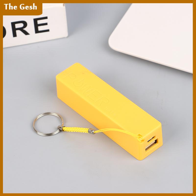 [The Gesh] Điện thoại di động ngân hàng sạc pin gói cho trường hợp tự làm hộp Protable đầy màu sắc stroage hộp - 6