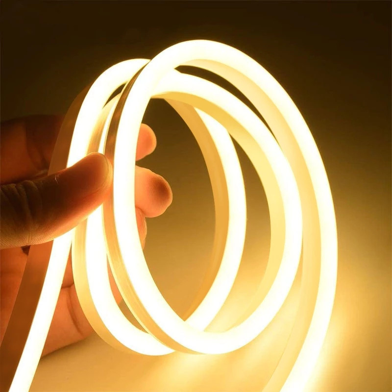 Led Neon Strip 220V ngoài trời không thấm nước thực vật trang trí linh hoạt trong nhà phòng khách trần trang trí