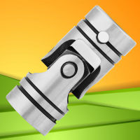 12mm Dia Shaft Coupling Motor Connector Steel Universal Joint 12×23×52mm for Machinery Transmission
