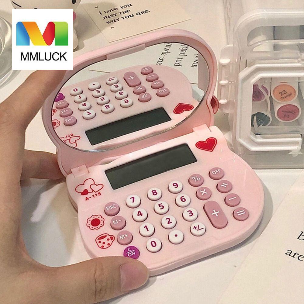 MMLUCK Makeup Mirror Mini Calculator With Mirror Multifunctional Flip