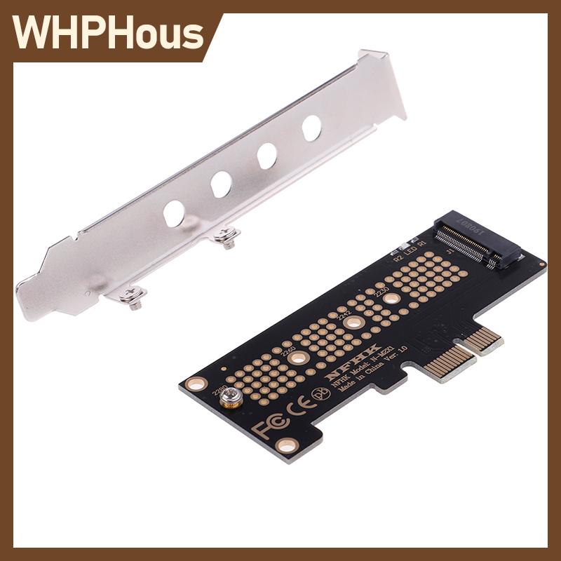 WHPHous NVMe PCIe อะแดปเตอร์การ์ดแปลง X1 M.2 x2 x4 NGFF SSD เป็น PCIe x1เพื่อ M.2 ราคา 66 บาท*ส่งฟรี
