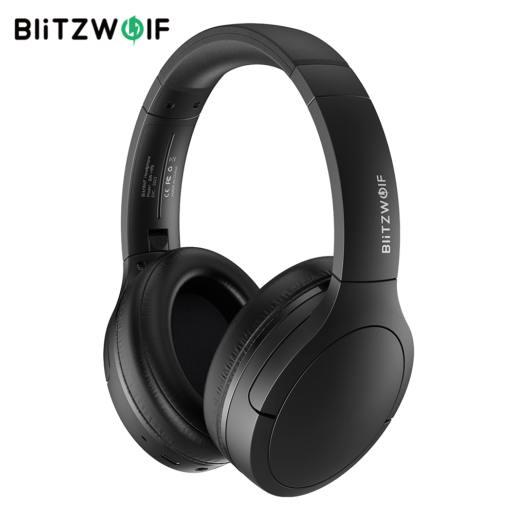 Tai nghe không dây BW-HP6 Bluetooth 5.2 ANC tai nghe với Type-C đầu gắn tai nghe