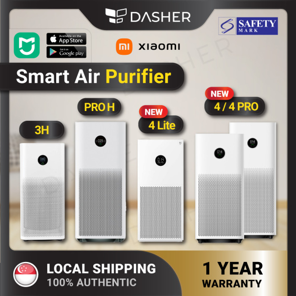 [ENGLISH] Xiaomi Smart Air Purifier 3H & Purifier Pro H & Purifier 4 & 4 Pro & 4 Lite Mi Smart Home OLED Screen Singapore