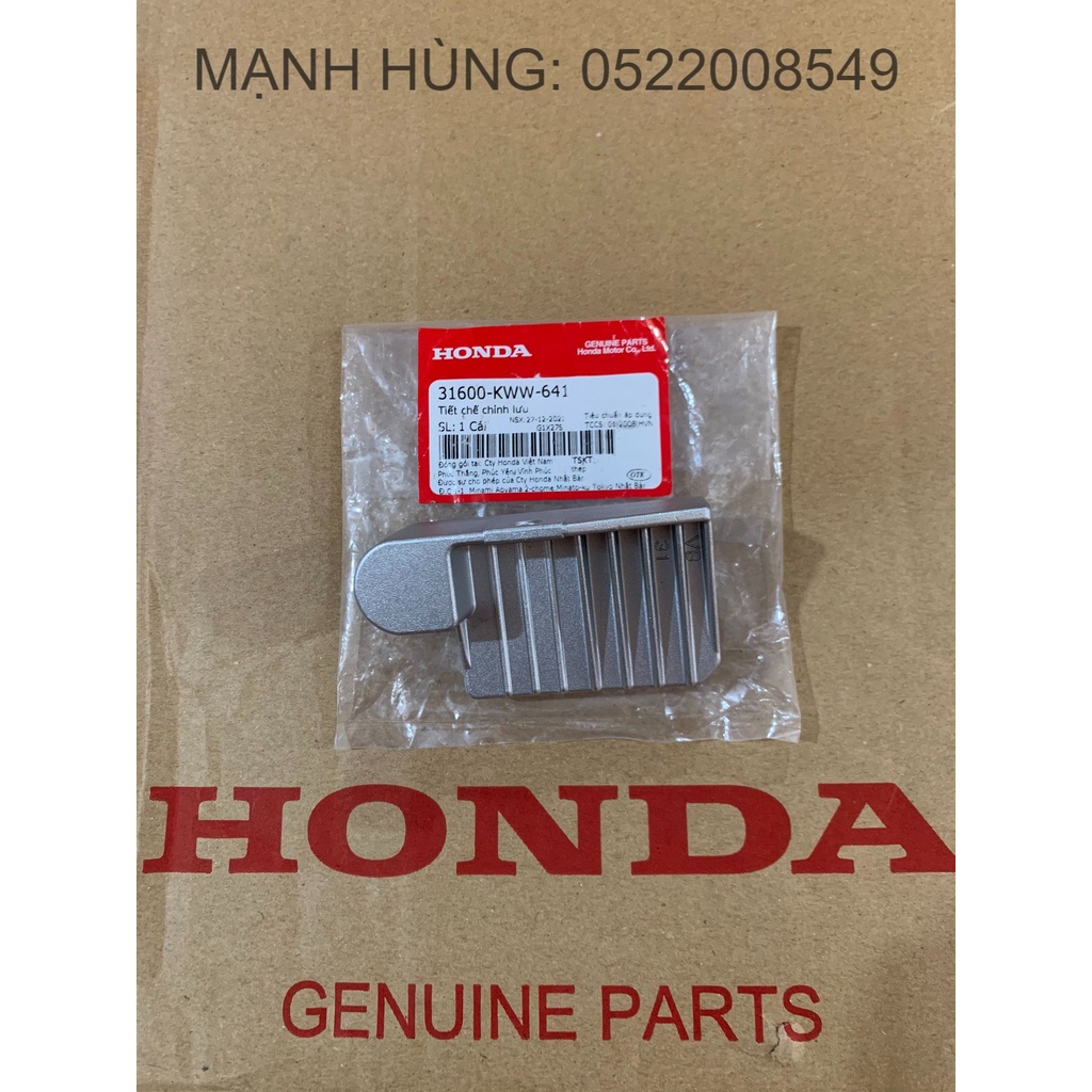 Tiết chế chỉnh lưu (nạp sạc) Wave RSX Fi chính hãng Honda (31600-KWW-641)