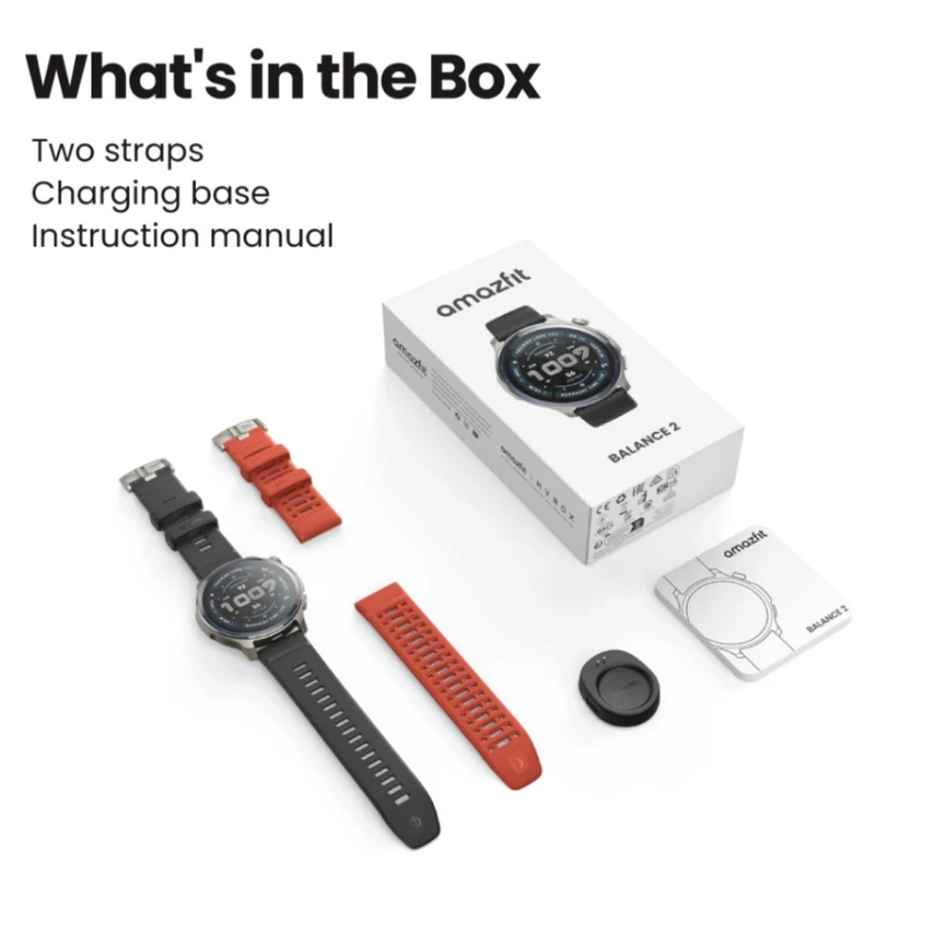 อุปกรณ์สมาร์ทและแกดเจ็ต Amazfit นาฬิกา Balance 2 ระบบ Zepp OS 2.0 สามารถลง mini Apps เพิ่มเติมได้ ราคา 8,490 บาท*ส่งฟรี