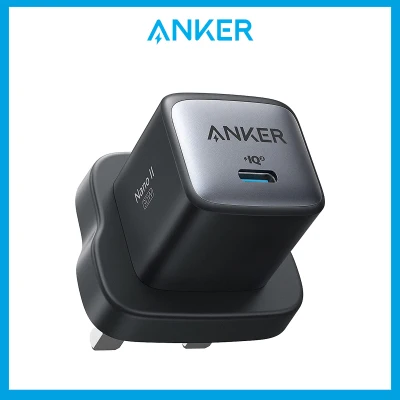 Anker Powerport Nano II 30W Fast Charger Adapter, GaN II Compact Charger for iPhone 13/12/12 Mini/12 Pro/Max, Galaxy S21/ S21+, Note 20/ Note 10, iPad Pro, Pixel, and More