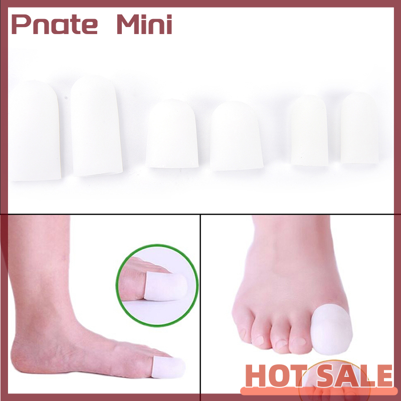 Pnate 2Pcs Silicone Gel Tube Bandage Toe Protectors Foot Feet Pain Relief Feet Care ราคา  8 บาท*ส่งฟรี