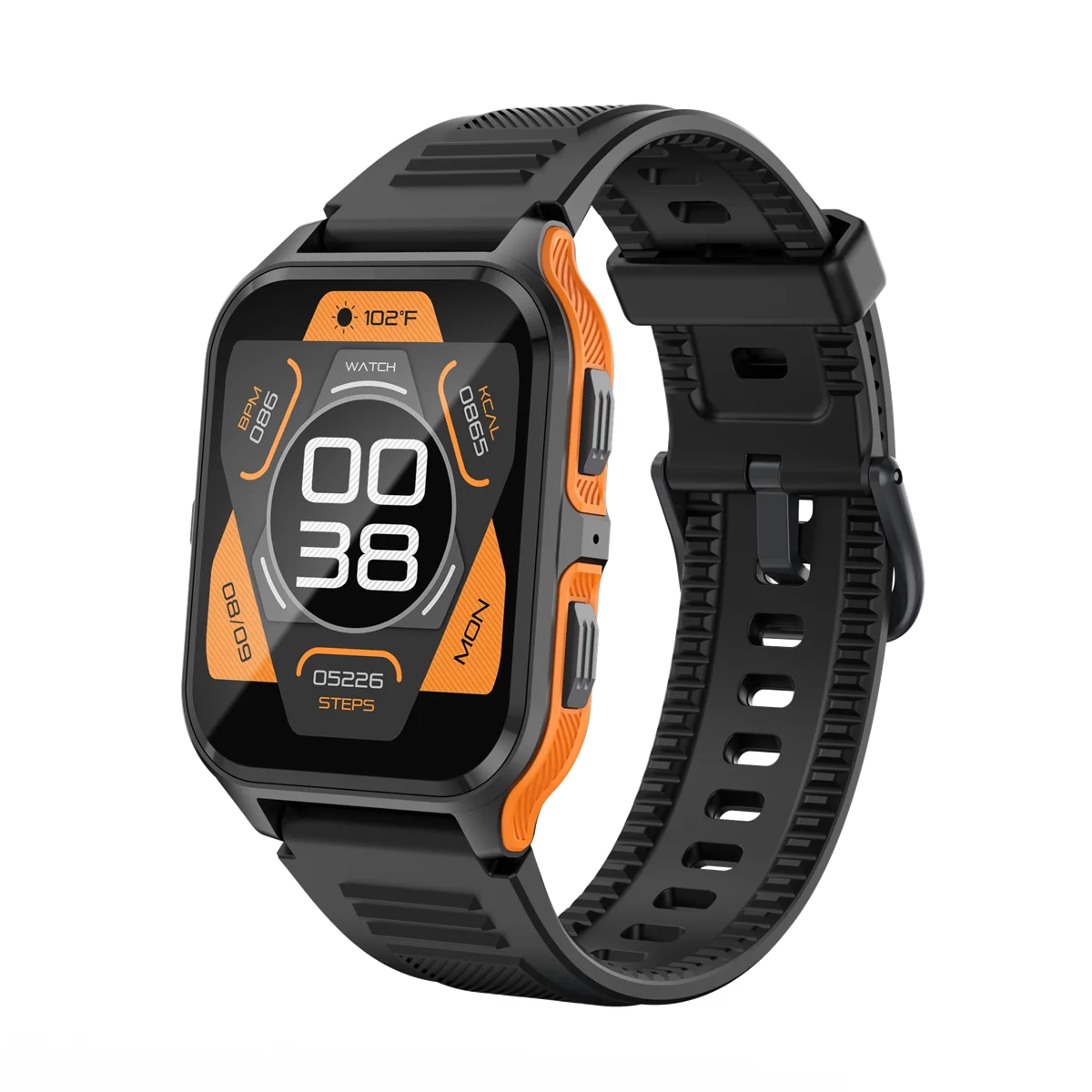 Outdoor Sports Smart Watch Men Bluetooth Call Fitness Trackers 100+ Sports