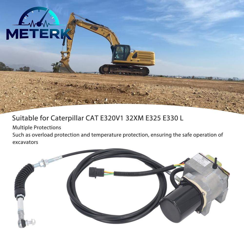 Meterk Động cơ bướm ga máy xúc bước 106 0092 106 0100 Ổ cắm tiêu chuẩn Động cơ bướm ga bằng thép hợp kim an toàn nâng cao với cáp 250 cm cho E320V1 32XM E325 E330L Giá 3,965,000 Đồng*Miễn phí vận chuyển
