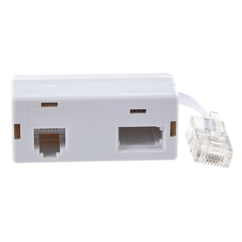 (ESRO) RJ45 Plug to BT RJ11 Secondary Splitter Telephone Adapter