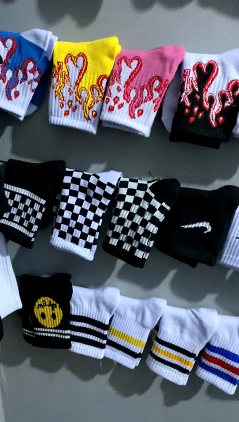 kaos kaki anak motif /kaos kaki oldschool anak motif