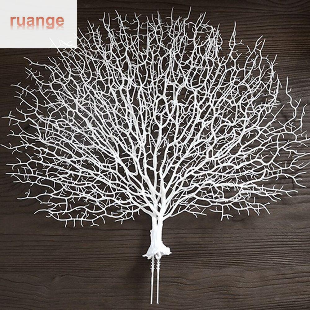 RUANGE Quà tặng ngày lễ tình nhân Bể nuôi cá Nhựa Phụ kiện trang trí Nhân tạo Thực vật biển Cây con công Cây biển Chi nhánh san hô Chi nhánh Sea Trunk
