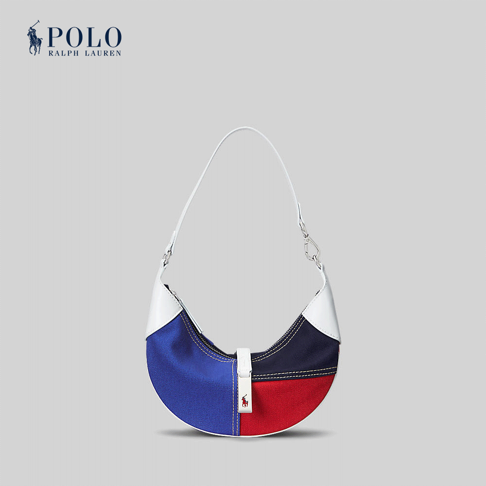 Polo Ralph Lauren Women Shoulder Bag-Polo Id Canvas Mini Shoulder Bag WAPOBAG02V20094 600 Red ราคา 22,000 บาท*ส่งฟรี