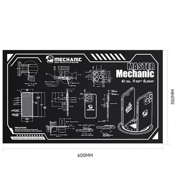 Thảm Lót Kỹ Thuật Chống Cháy Mechanic V78 ( Size 35 x 60cm )