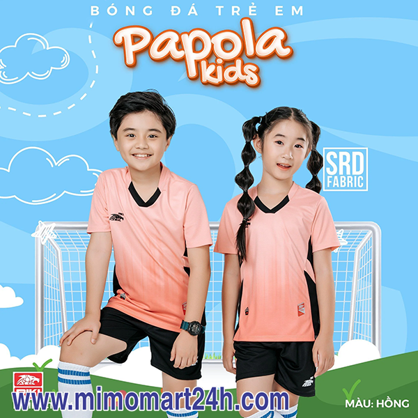 Áo Bóng Đá Trẻ Em Riki Papola Kids – Thoải Mái Vận Động, Tỏa Sáng Đam Mê