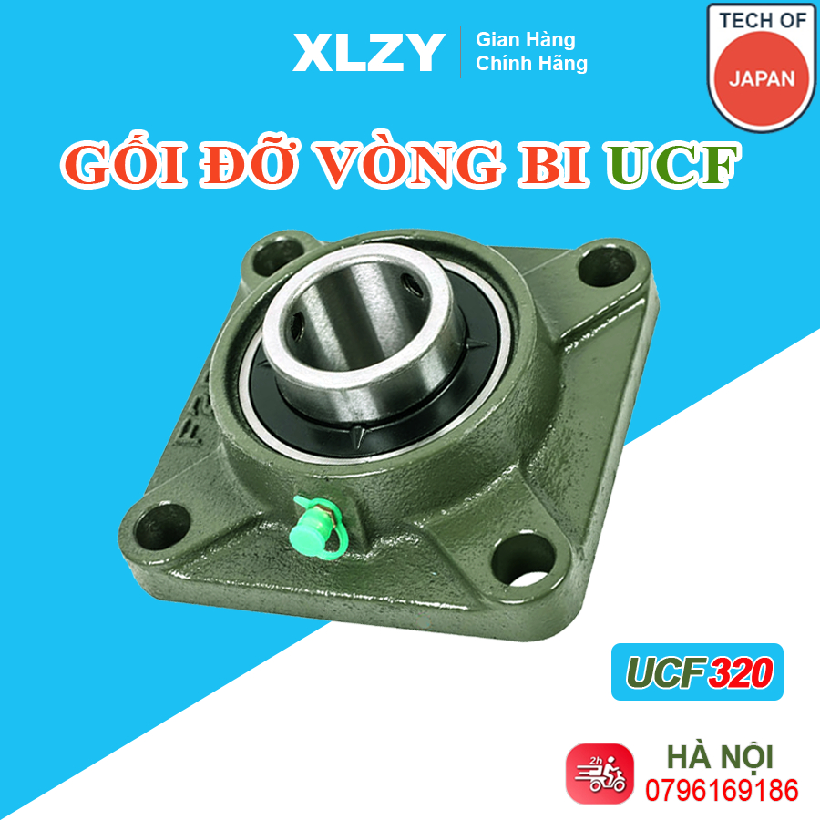 Gối đỡ vòng bi UCF320 - Trục 100mm Ổ đỡ bạc đạn xlzy UCF 311 - vongbibacdanxlzy Giá 4,105,500 Đồng*Miễn phí vận chuyển