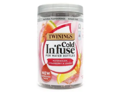 TWININGS Cold Infuse- Watermelon, Strawberry & Lemon - 12 Infusers (New Improved Taste)