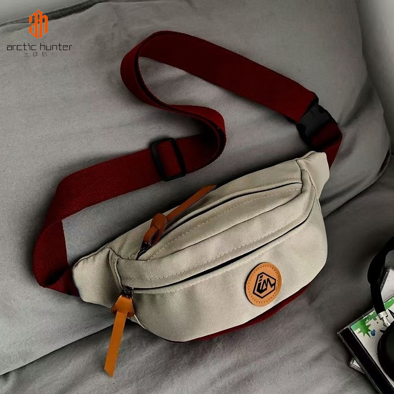 ARCTIC HUNTER túi đeo nam chéo nam tuid đeo chéo túi đeo chéo nam ngầu túi chéo túi đeo vai không thấm nước du lịch đi chơi Túi đeo chéo tinh dây kéo thiết kế dung tích lớn đơn giản