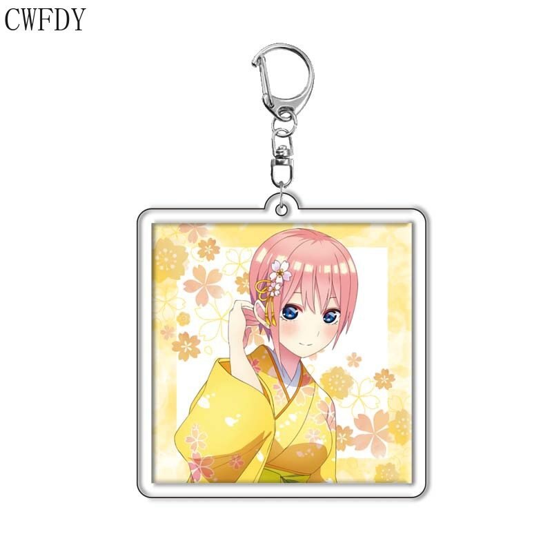 Móc khóa NHÀ CÓ 5 NÀNG DÂU The Quintessential Quintuplets Keychain Nakano Ichika Nino Miku Yotsuba I