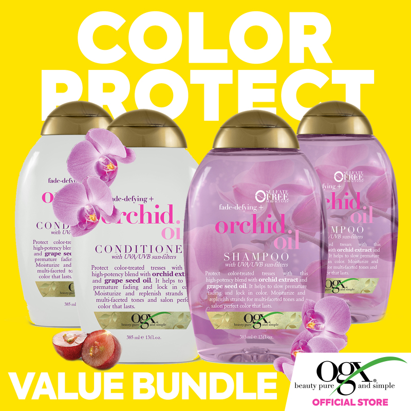 Buy OGX Orchid Oil Shampoo and Conditioner Set x2 Singapore