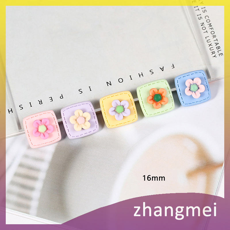 zhangmei 10 món đồ trang sức thủ công tự làm sổ lưu niệm bằng nhựa resin hoạt hình 3D Mini