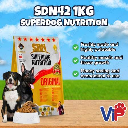 SDN 42 High-Protein Dog Food - 1 kg for animals