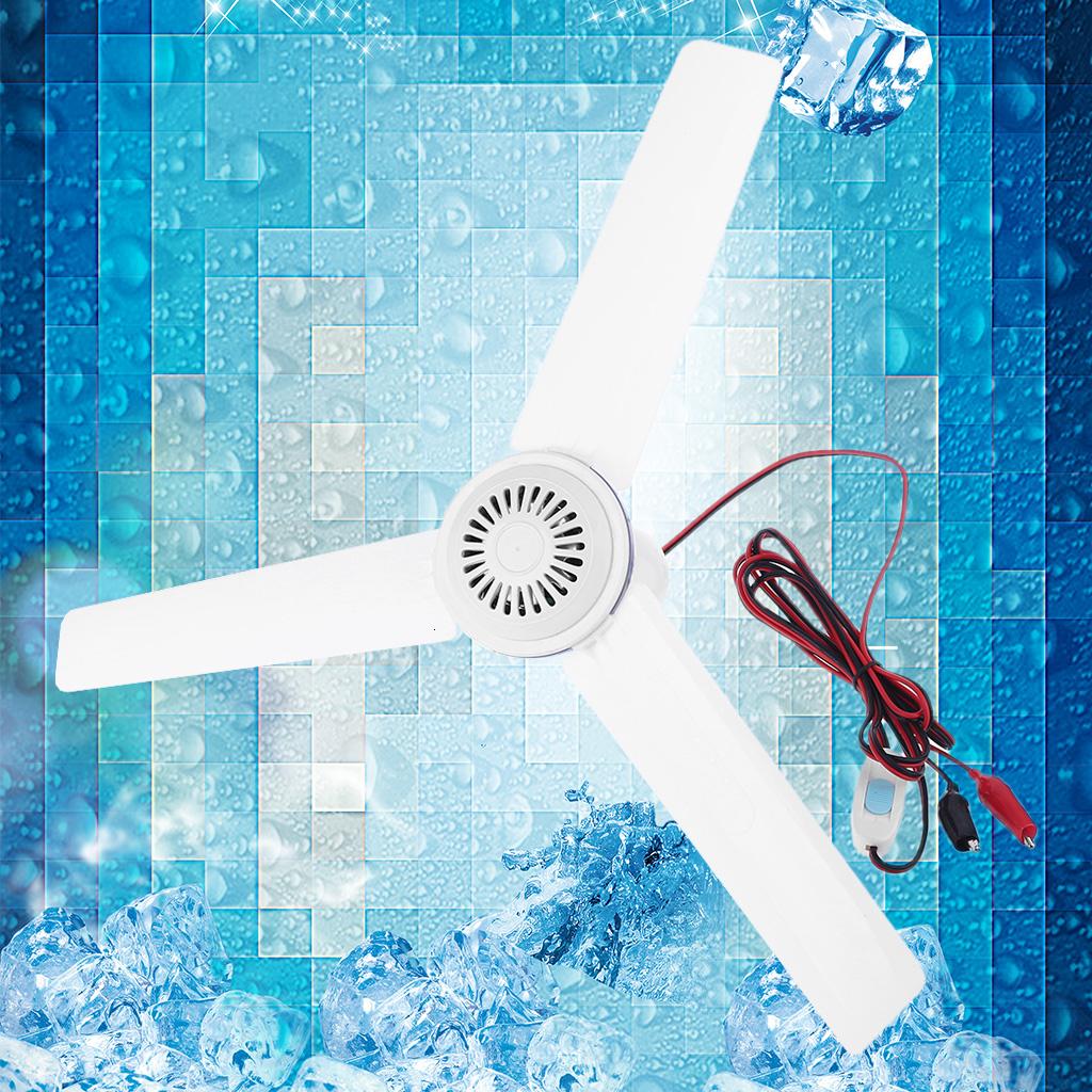Xách Tay 3 Lá Quạt Trần Ký Túc Xá Lều cắm trại Im Lặng Treo Fan Cho Các Hoạt Động Ngoài Trời Treo Fan Với Móc