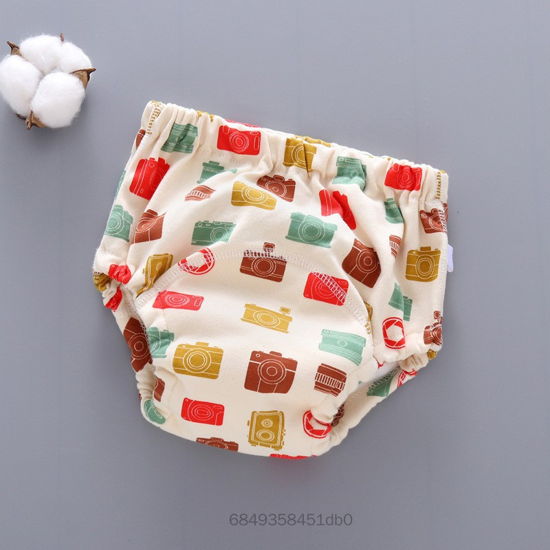 6 lớp Huấn luyện vệ sinh Quần bé Seluar Bayi Trẻ em M-Kiss-VN - 4