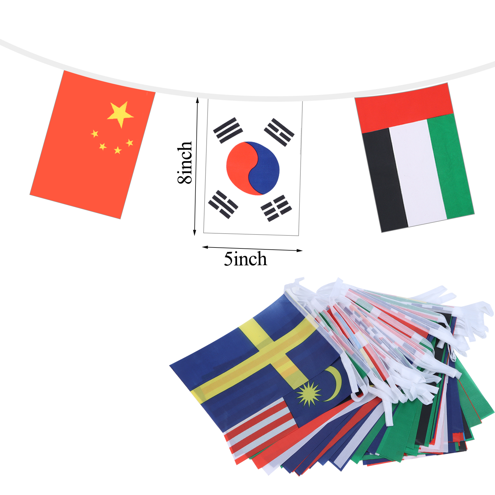 [TM Store]💖[HOT SALE]🎈🎈 Cờ quốc gia 82ft cờ thế giới với 100 quốc gia khác nhau