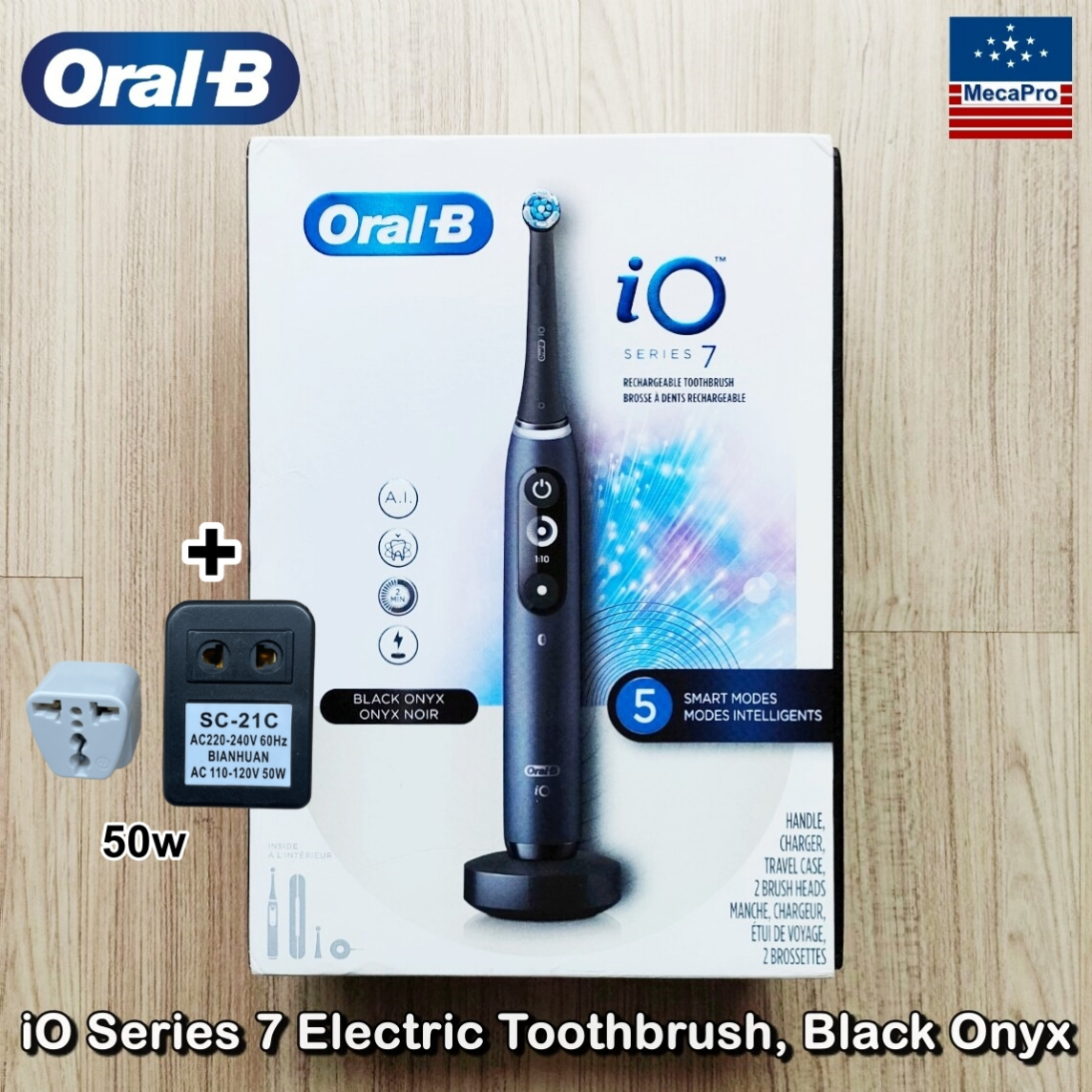 Oral-B® iO Series 7 Electric Toothbrush 5 Smart Modes Intelligents ออรัลบี แปรงสีฟันไฟฟ้า 5 โหมดอัจฉริยะ ราคา 14,795 บาท*ส่งฟรี