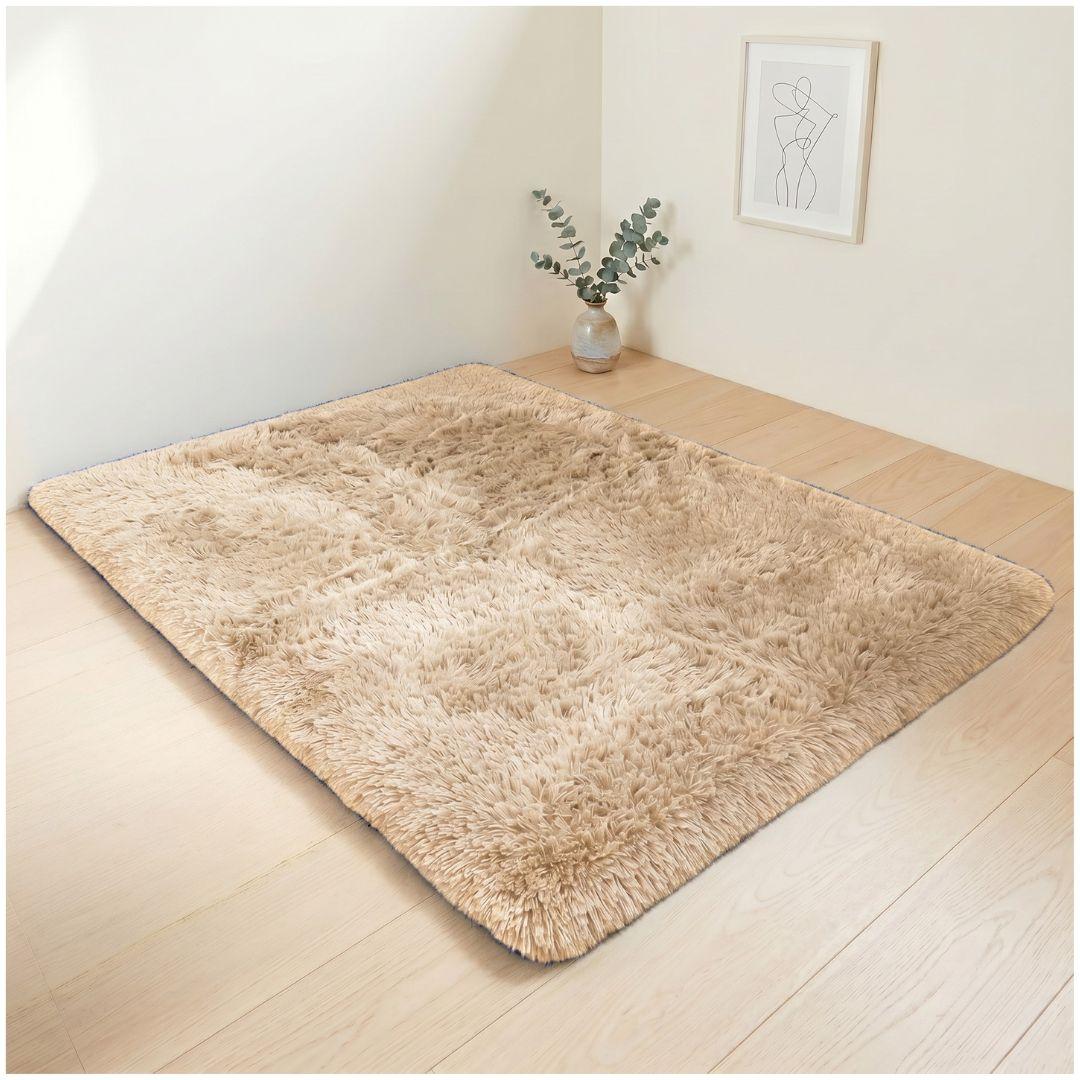 Eiyogen-Korean Karpet Hi-Matt Bulu Rasfur Ukuran 100x150 Tebal Polos Warna