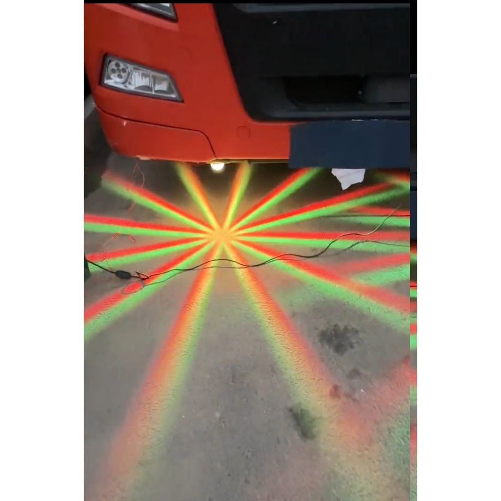 HN Đèn led trang trí gầm ô tô xe máy xe tải 7 màu đế kim loại cao cấp mẫu