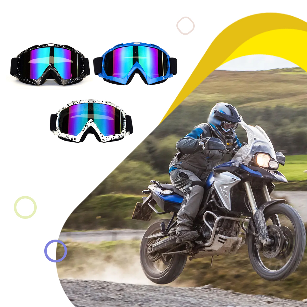 Waterproof Motocross Goggles ATV Goggles Adult Dirt Bike Goggle Glasses
