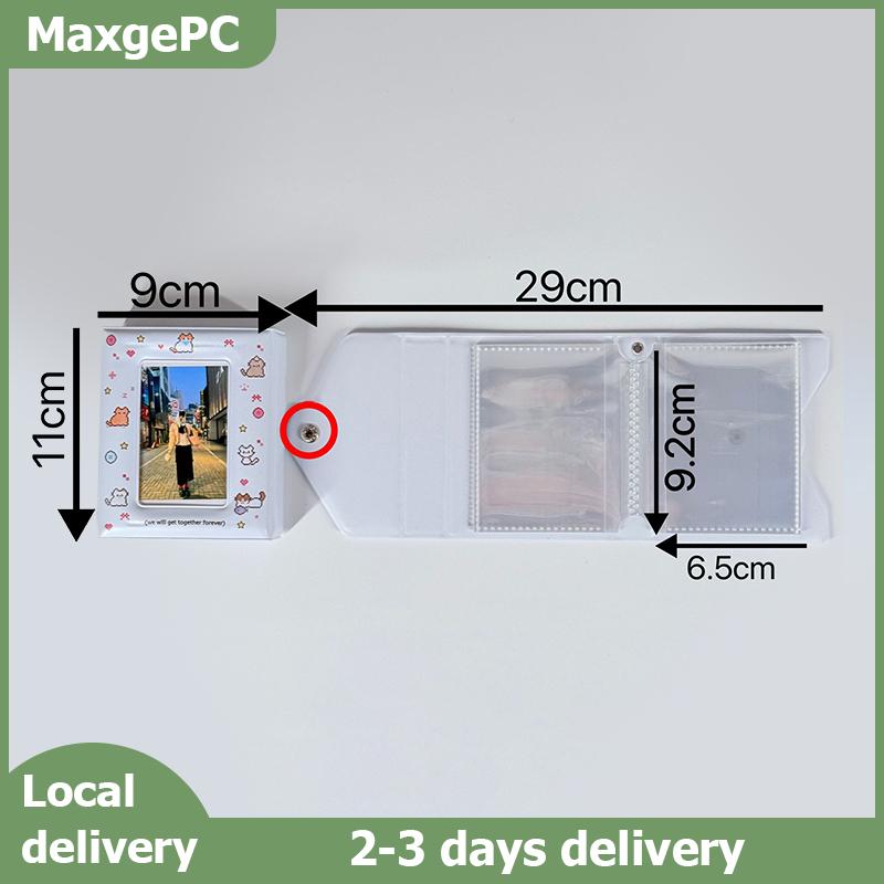 MaxgePC 3 Inch 40 Slot Photo Card Card Holder Kpop Binder Idol Postcard Lomo Card Photo Album Collector Card Binder Photocards