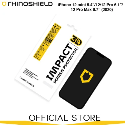 RhinoShield 3D Impact Screen Protector for iPhone 12 mini 5.4"/ 12/12Pro 6.1"/ 12 Pro Max 6.7" (2020)