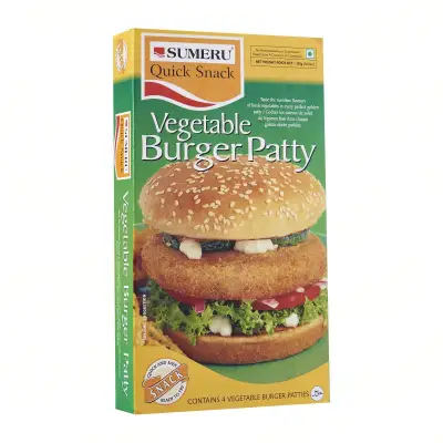 Sumeru Vegetable Burger Patty - Frozen