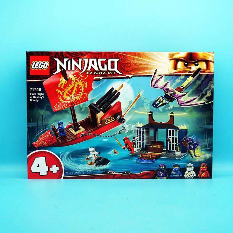 Chính hãng Bộ lắp ráp LEGO NINJAGO Legacy Final Flight of Destiny’s Bounty 71749 với đồ chơi rồng và