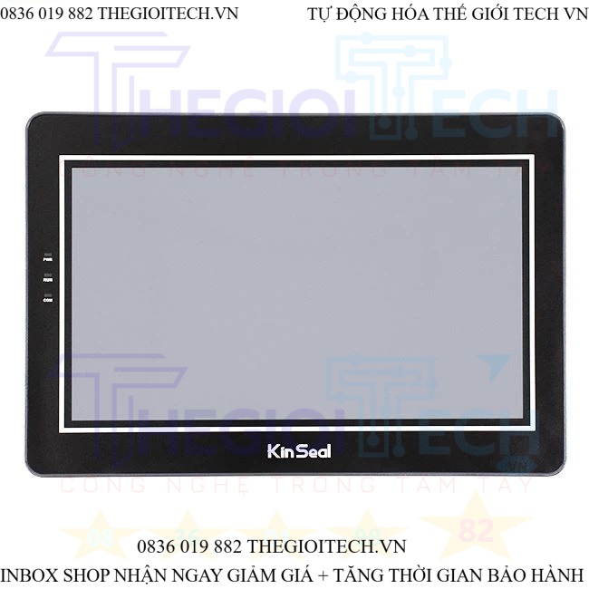 Màn hình cảm ứng HMI Kinseal MGC101W017XGRRADE 10,1 inch cổng mạng Lan Ethernet 2 COM DB9 RS232 RS485 RS422 257X170