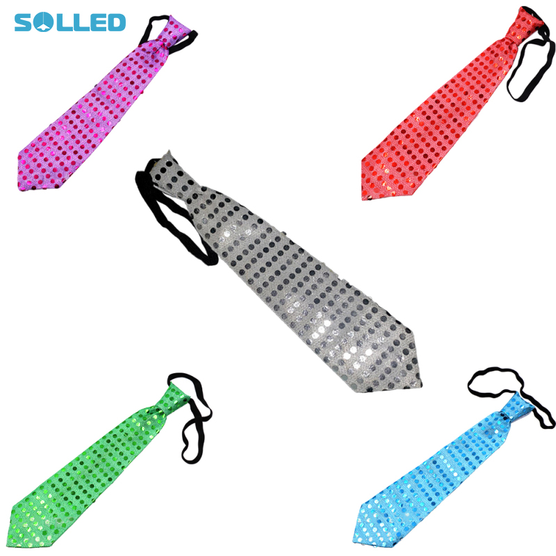 Đèn Cà Vạt dự tiệc, Led Mens Sequins Bowtie Nhiều màu cưới, Mens thời trang nhấp nháy cà vạt dáng mảnh, cho đám cưới, các bên