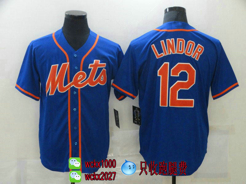 Youth New York Mets Francisco Lindor #12 Orange T-Shirt