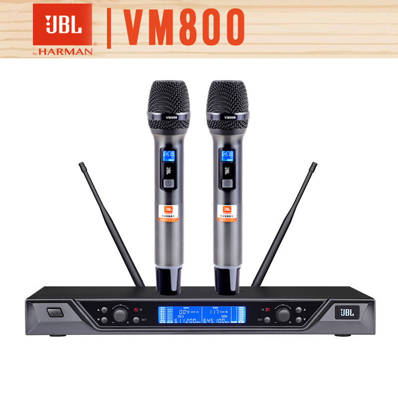 Micro Không Dây Jbl Vm800 Tự Ngắt Gia Tốc Hát Karaoke Hay Thiết Kế Đẹp Dễ Sử Dụng Hút Âm Tốt Chất Âm Phát Ra Ấm Áp Sạch Sẽ Hỗ Trợ Người Hát Rất Tốt Dễ Chỉnh Thu Sóng Khoẻ Bảo Hành 1 Năm.